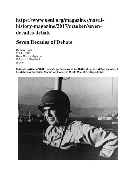 leyte scandal|Seven Decades of Debate .